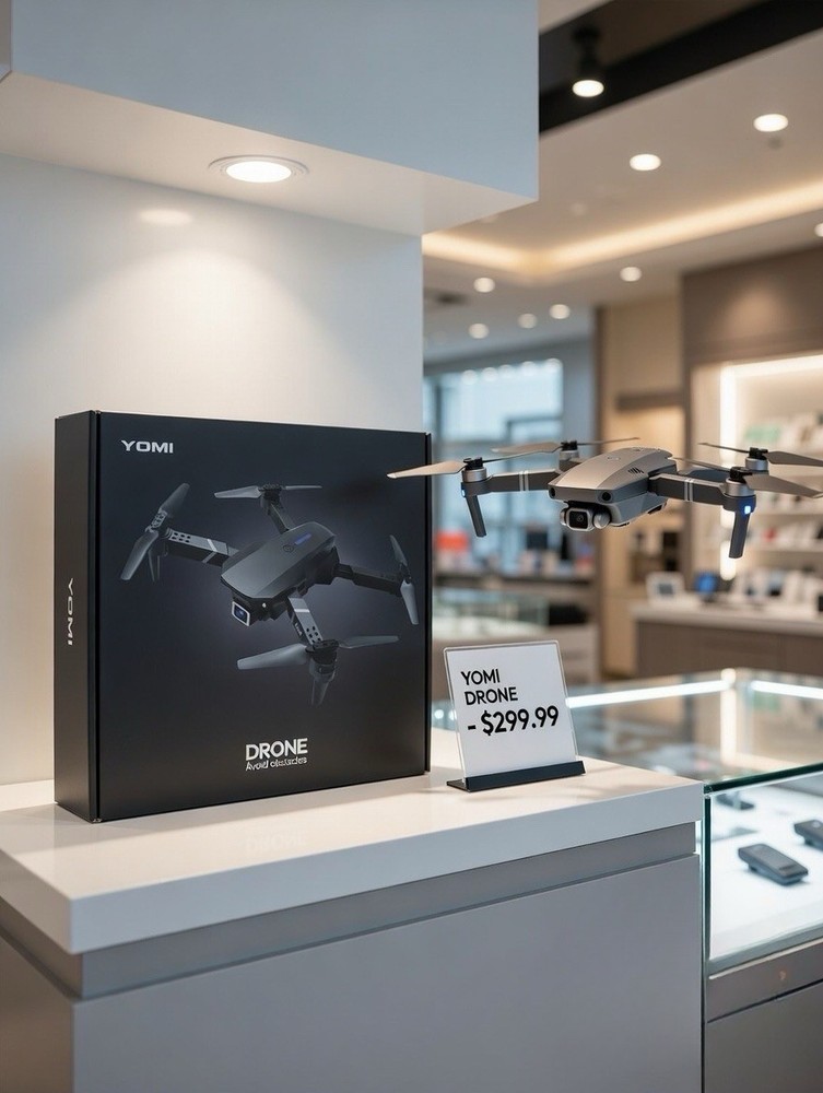 YOMI Foldable Drone w/ Obstacle Avoidance Camera RC Quadcopter NEW