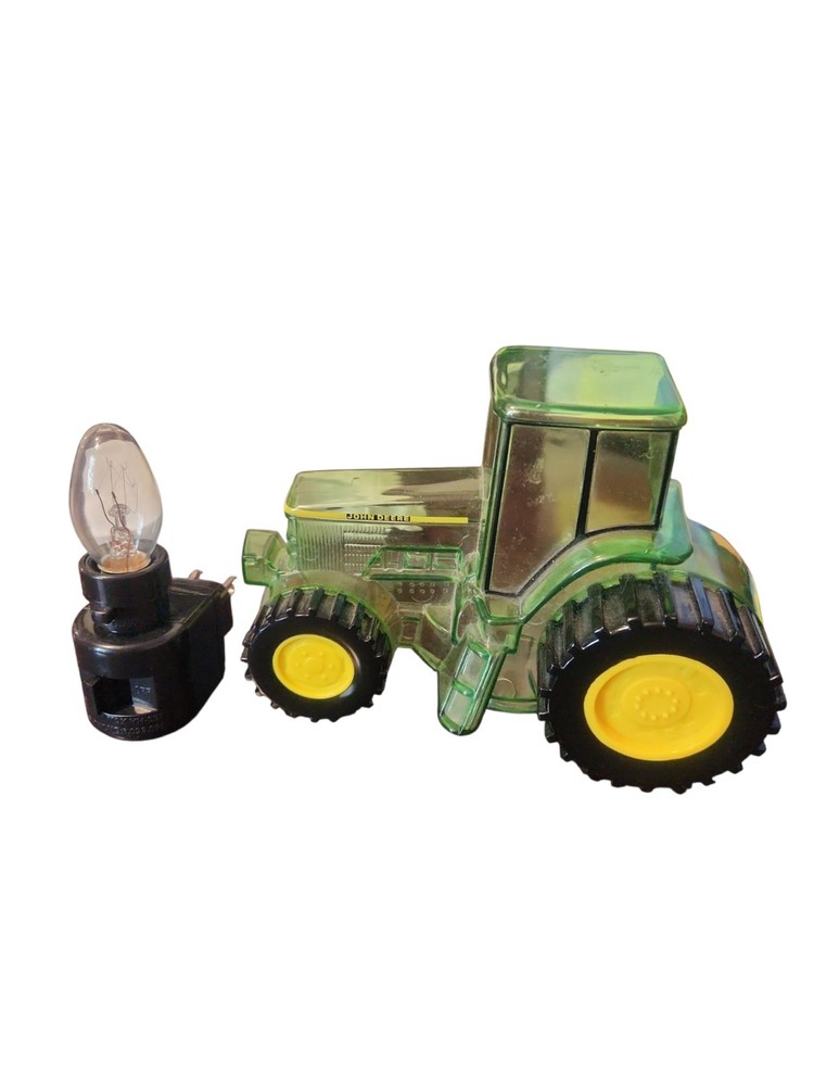 John Deere Plastic Tractor Night Light Great Condition