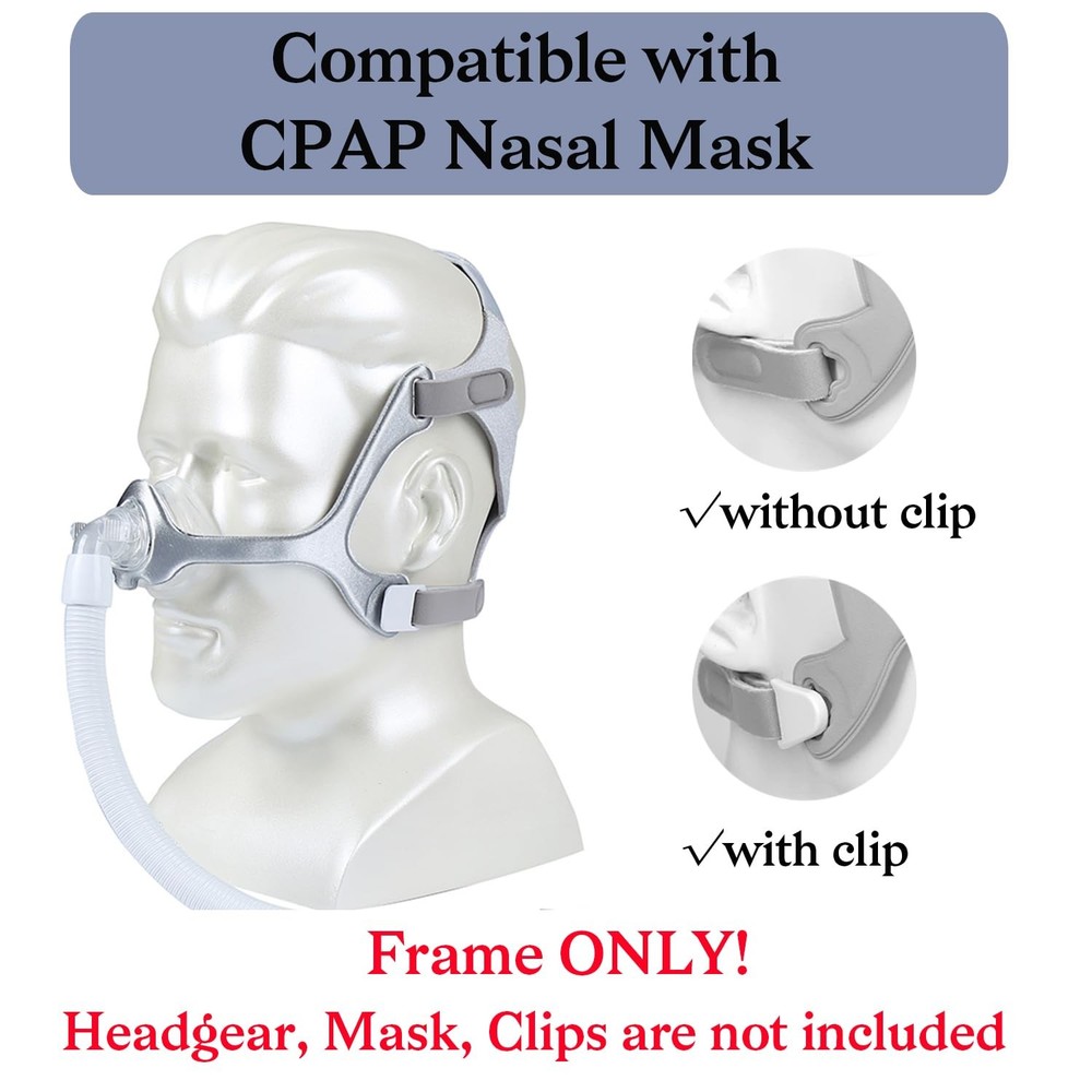 2-Pack Fabric Frame Compatible with Wisp Nasal Mask, Frame...