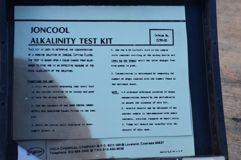 Hach, JONCOOL ALKALINITY TEST KIT , 2180-00