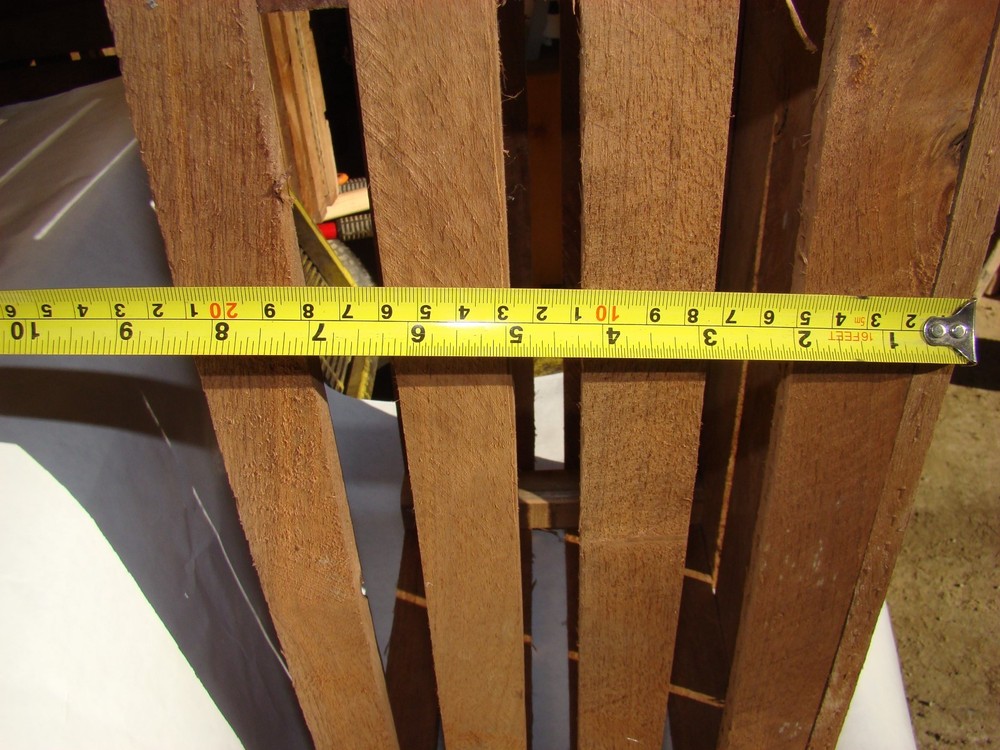 1/2 Bushel Black Walnut Decorative Crate