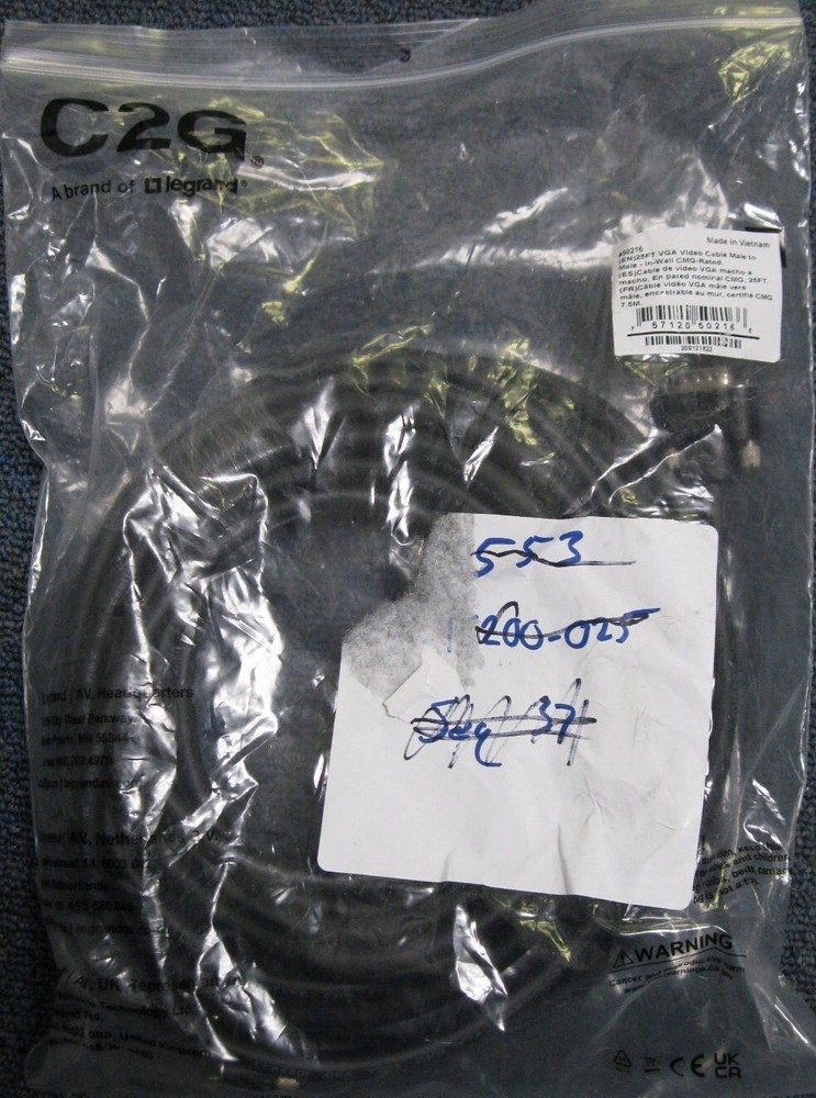 Legrand #50216 Video Cable