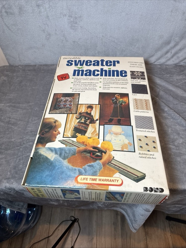 Bond Sweater Machine Single Bed Knitting Machine TV Model with Box