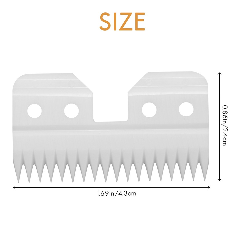 10Pcs/Lot Replaceable Ceramic 18 Teeth Pet Ceramic Clipper Cutting Blade1808
