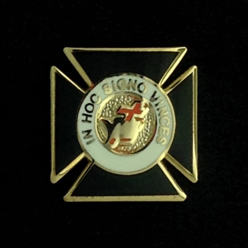 Masonic Knights Templar Commandery Lapel Pin (KTP-1)