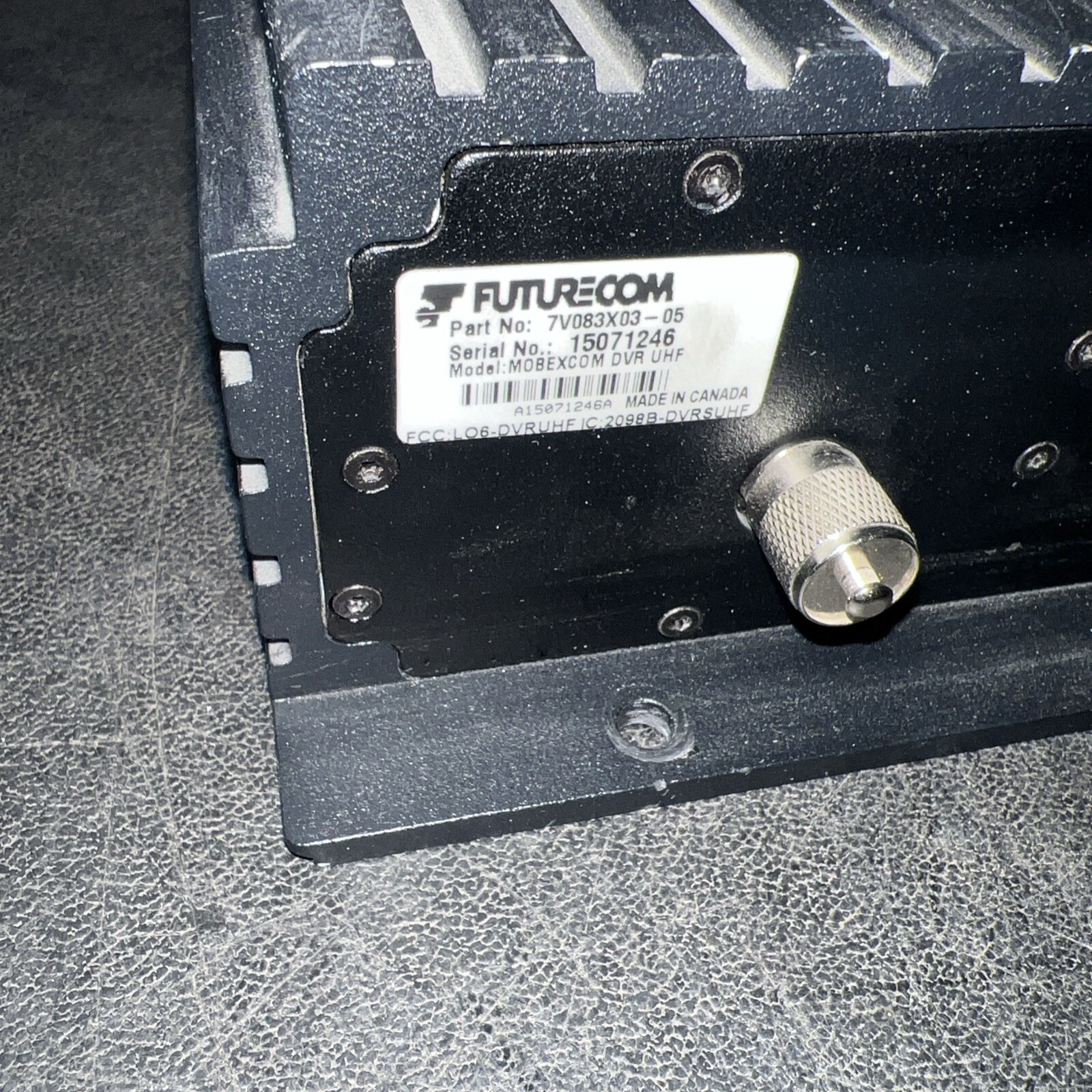 Motorola Futurecom Mobexcom DVRS UHF 7V083X03-05 30 DAY GUARANTEE/ FREE RETURNS