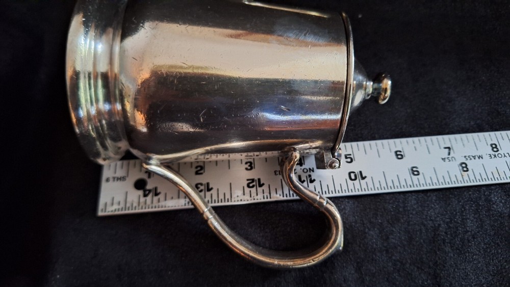 Vintage Victor S. Co. 55 0011508 81 Silver Plated Coffee Pot 5" Tall