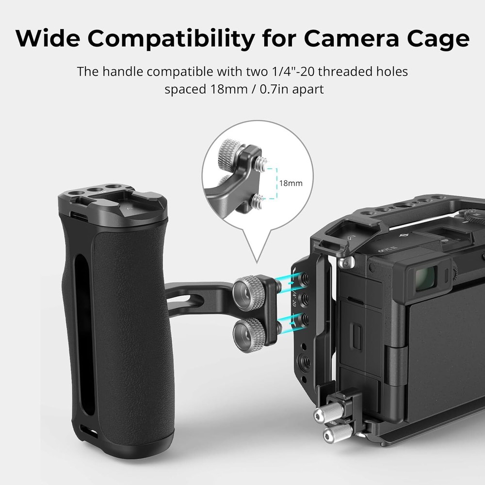 SmallRig Mini Side Handle with 1/4" -20 Screws for Camera Cage 4756