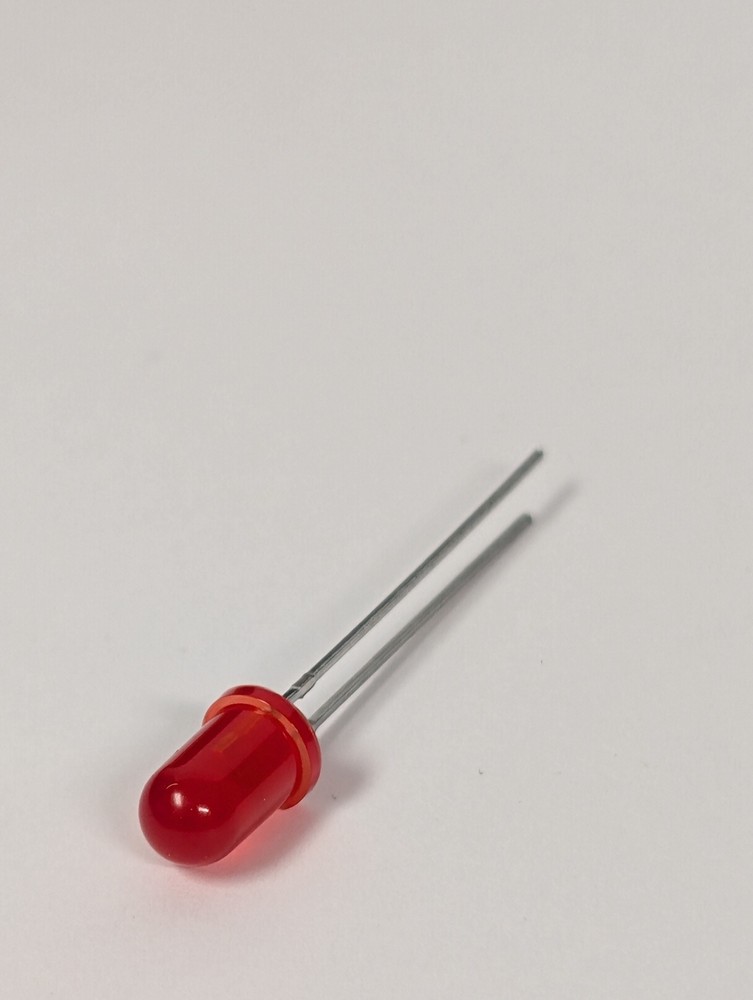 EVERLIGHT T-1-3/4 (5mm) RED LED (500 Pack)