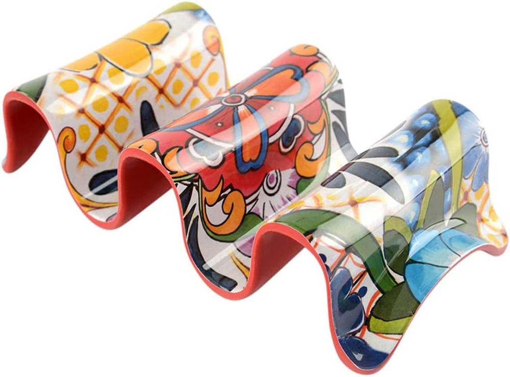 Multiple Taco Holder, Red, Holds 3 Tacos