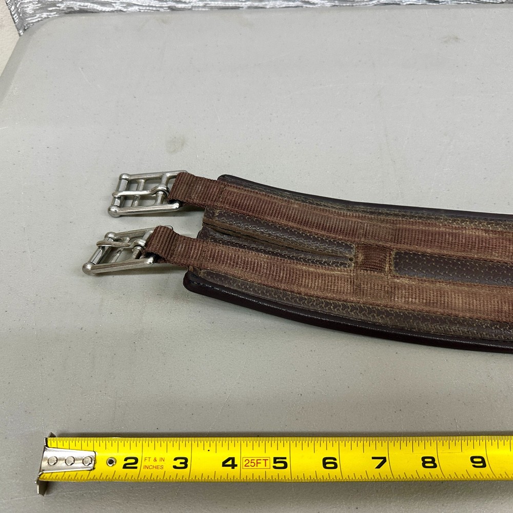 Leather Contour Hunter Girth 46”