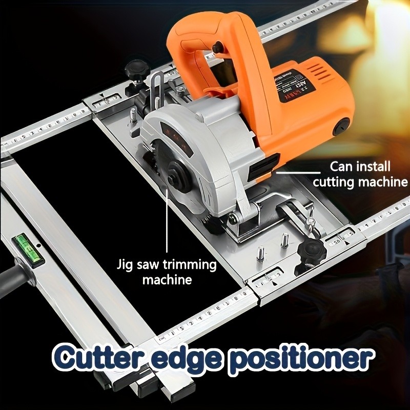 Circular Saw Guide Rail Adjustable Cutting Machine Base Guide For Woodworking