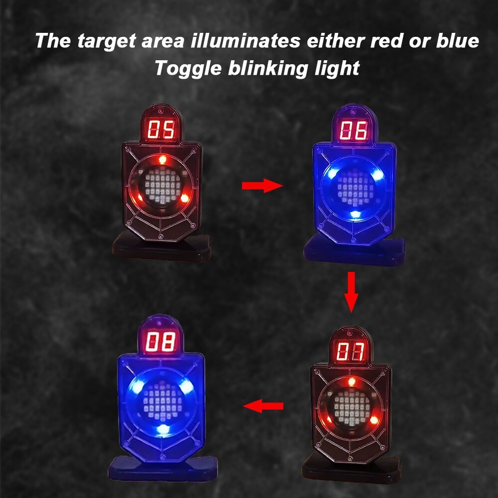 Portable Laser Trainer Target for Dry Fire Practice and Reactive Laser Shooting