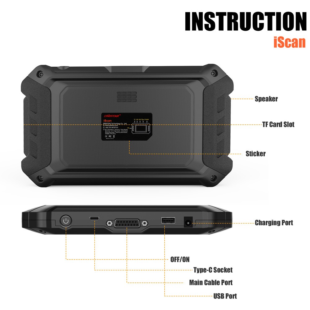 OBDSTAR iScan for DUCATI Motorcycle Diagnostic Scanner Tool Progarmmer Coding