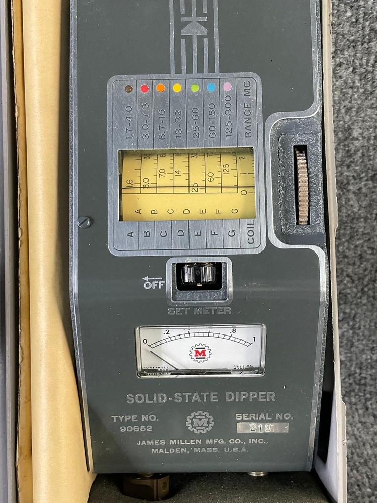 James Millen 90652 Solid State Grid Dipper Cordless Full Set &coils,case, manual