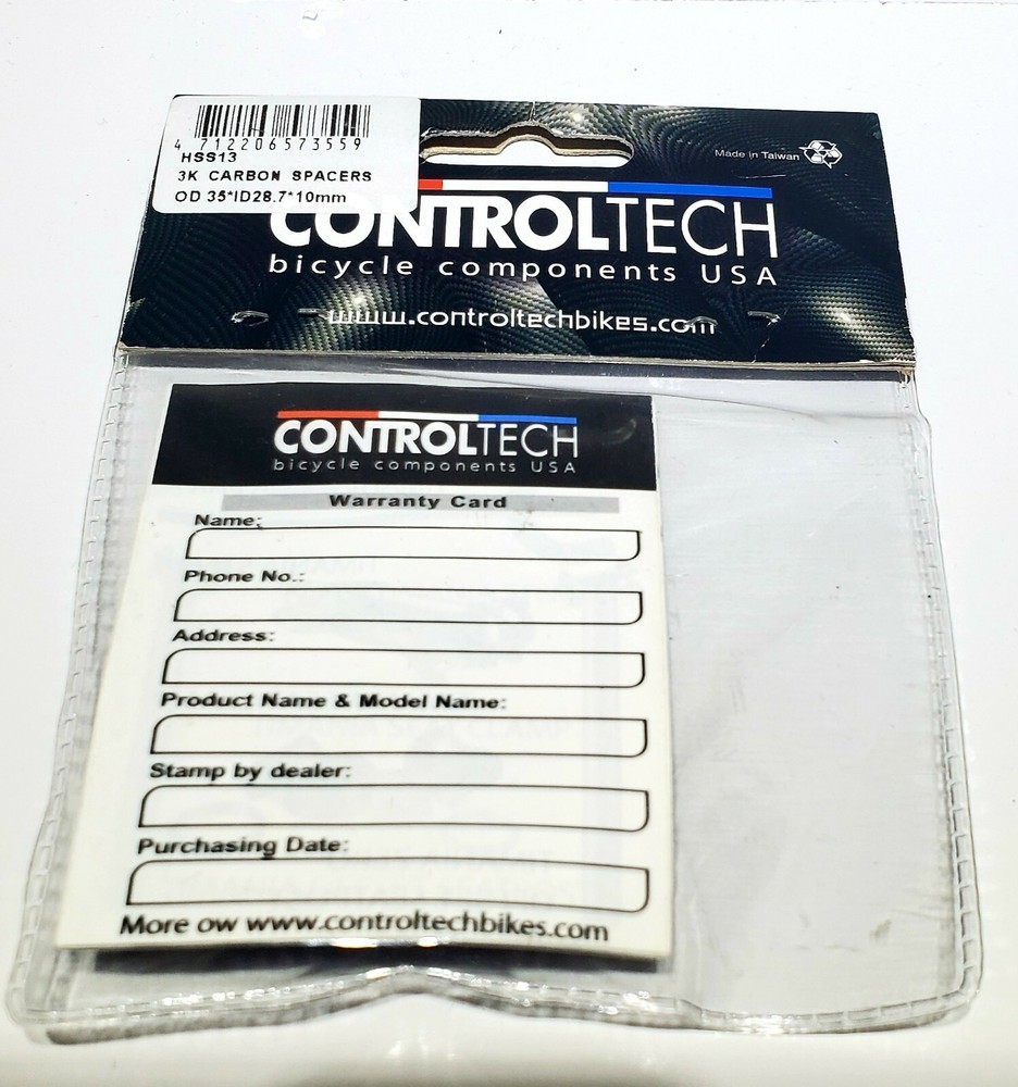 ControlTech Bicycle Component 3K Carbon Spacer, 10mm