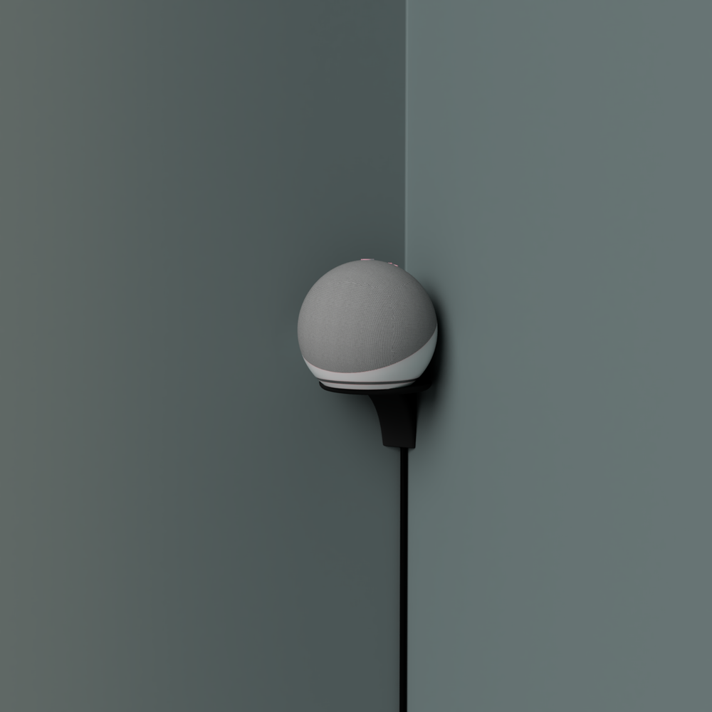 Corner Wall Mount For Amazon Alexa Echo Dot 3rd Generation Space Saving Holder