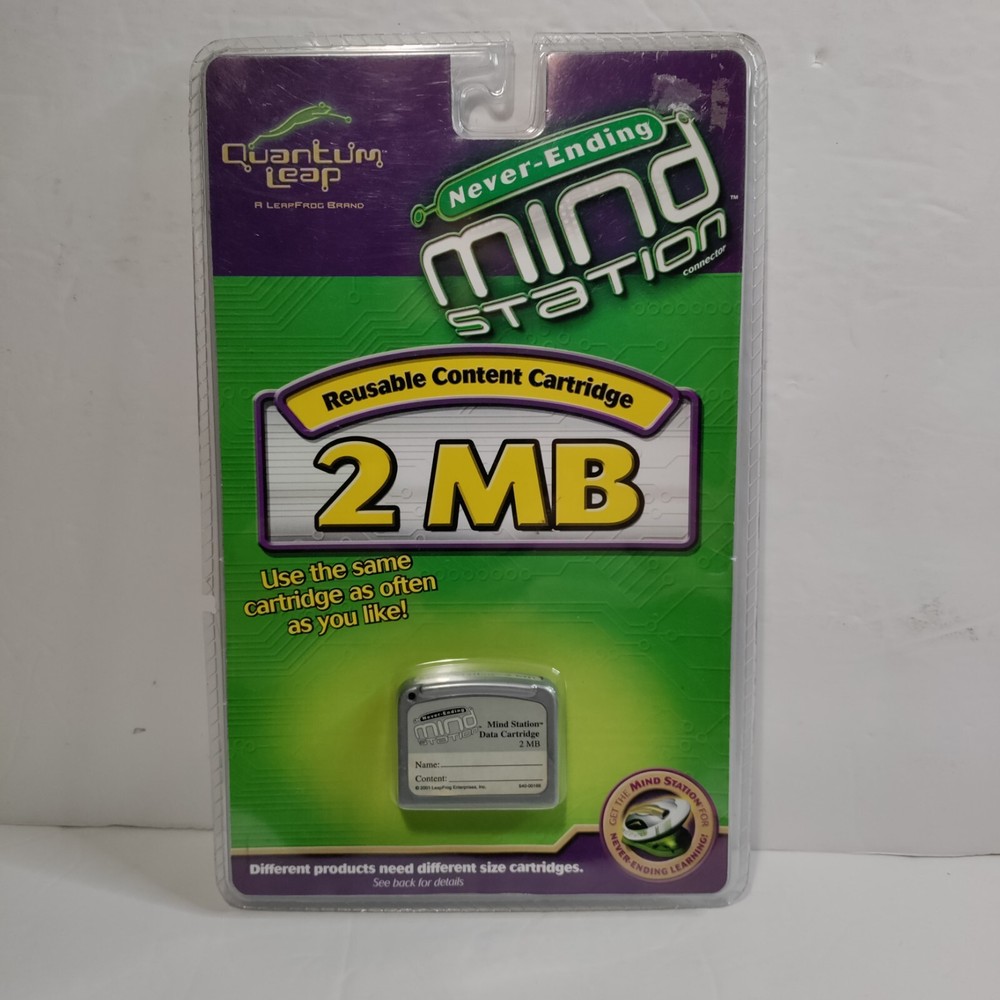 Quantum Leap Never-Ending Mind Station Connector 2MB Reusable Content Cartridge