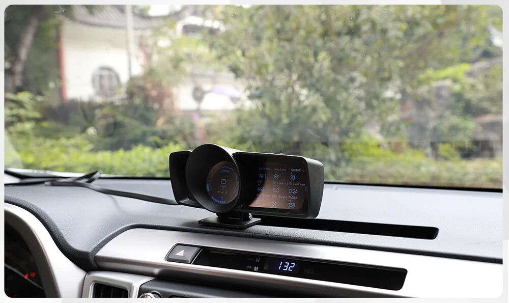 Auto Scanner Car Meter Intake Air & Water Temp. Trip Computer GPS Speedometer