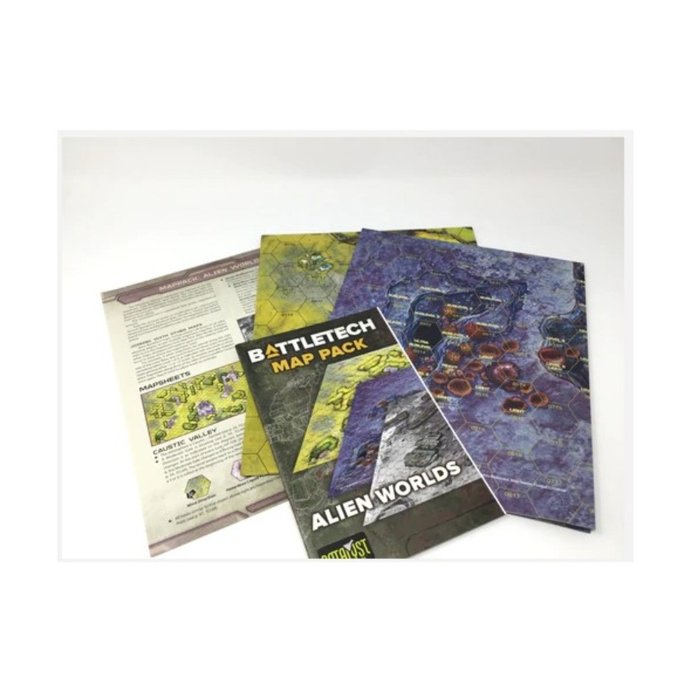Catalyst Battletech Map Pack - Alien Worlds Bag New