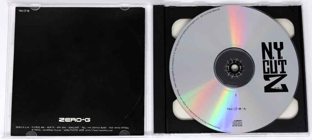 Zero-G N.Y. Cutz Sample/Sound Library/Sampling Double CD NY 1998