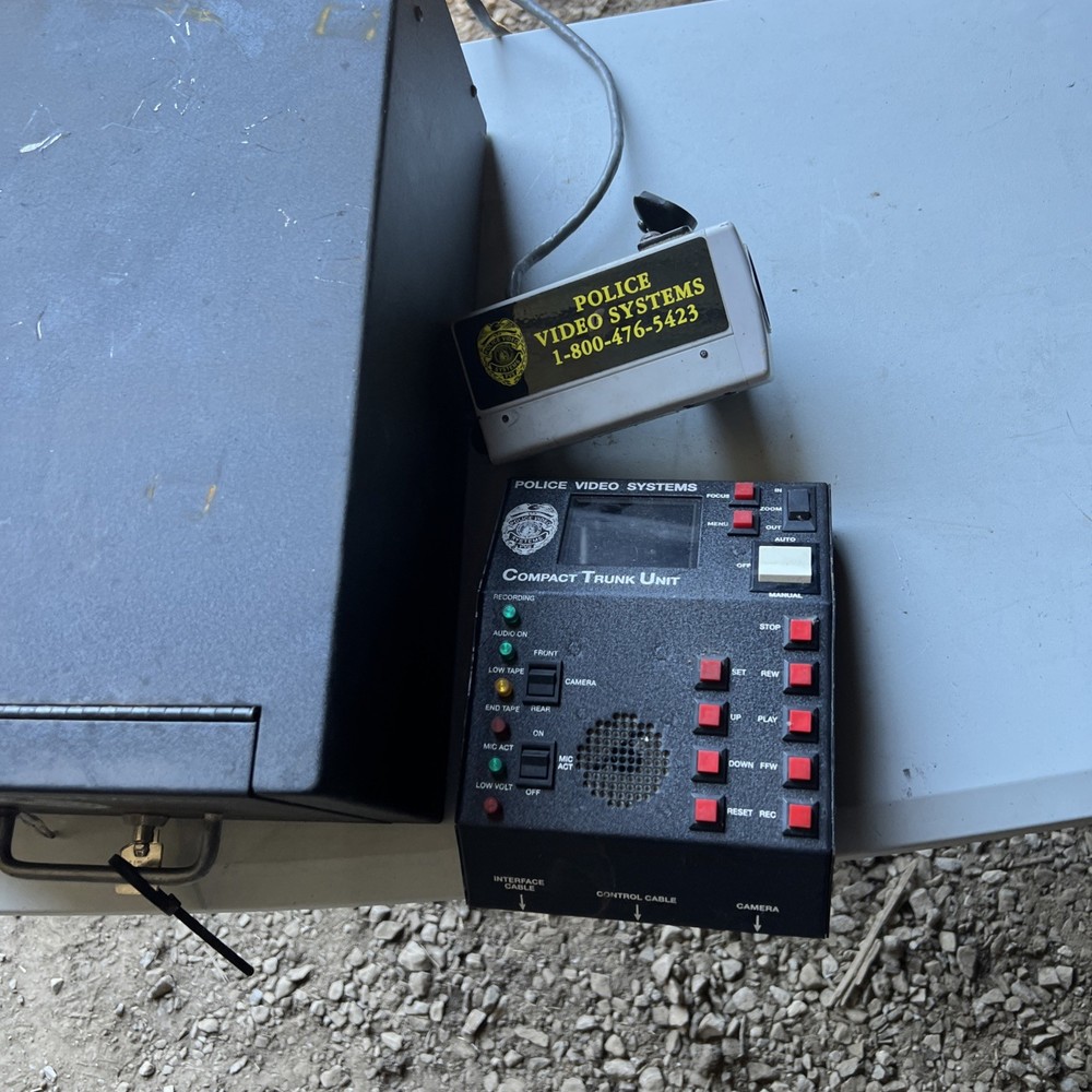 police video systems compact trunk unit