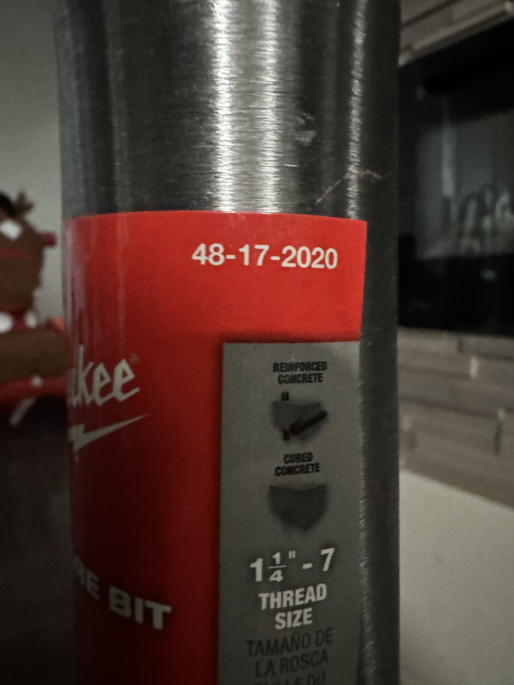2" MIWAUKEE DIAMOND WET CORE BIT 48-17-2020