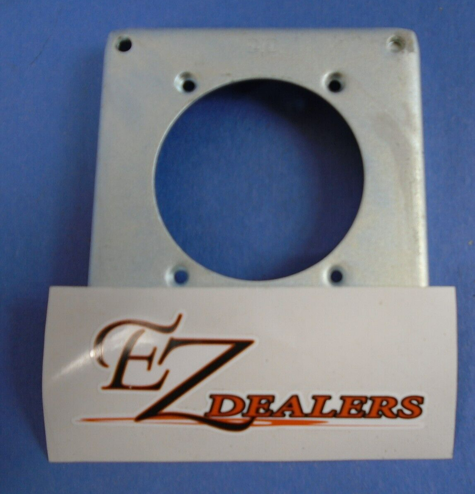 Raco 4" Square Exposed Work Single Receptacle Cover 2-1/4" Diameter
