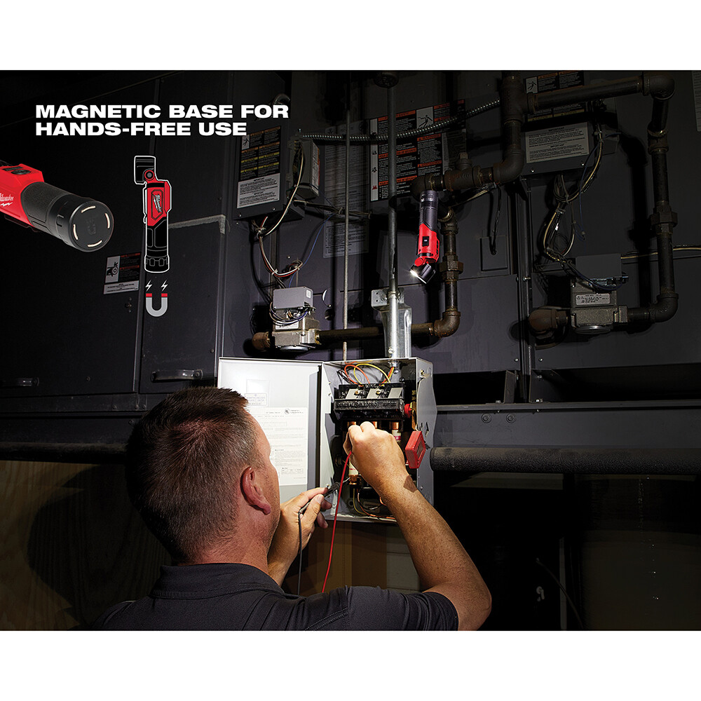 Milwaukee 2113-21 REDLITHIUM USB Rechargeable Pivoting Flashlight