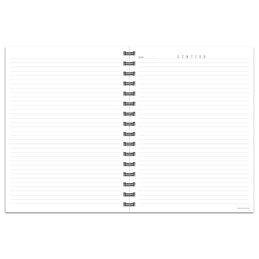 Texas Plaid Spiral Journal