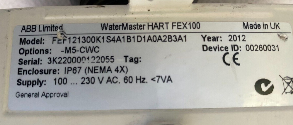 ABB Watermaster FEX100 Flow meter