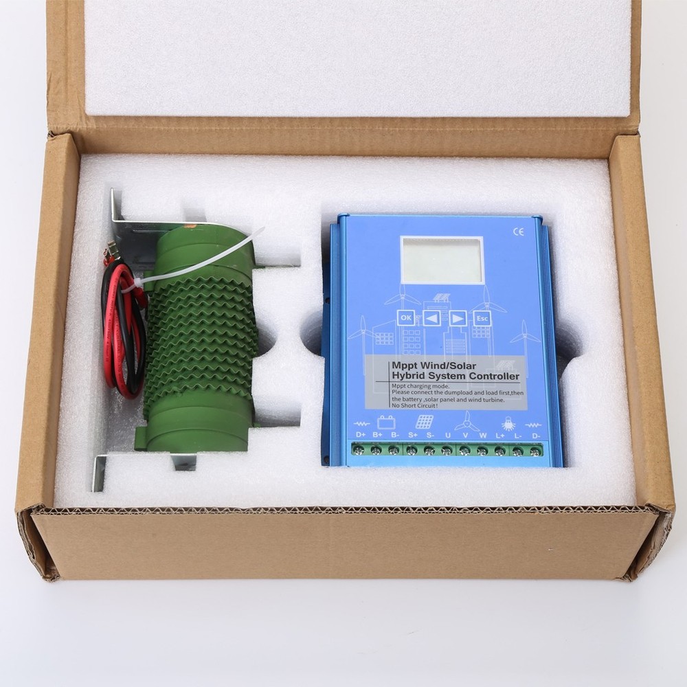 Bluetooth PV MPPT Charge Controller Solar Wind Auto Transfer Switch 12V 24V 48V