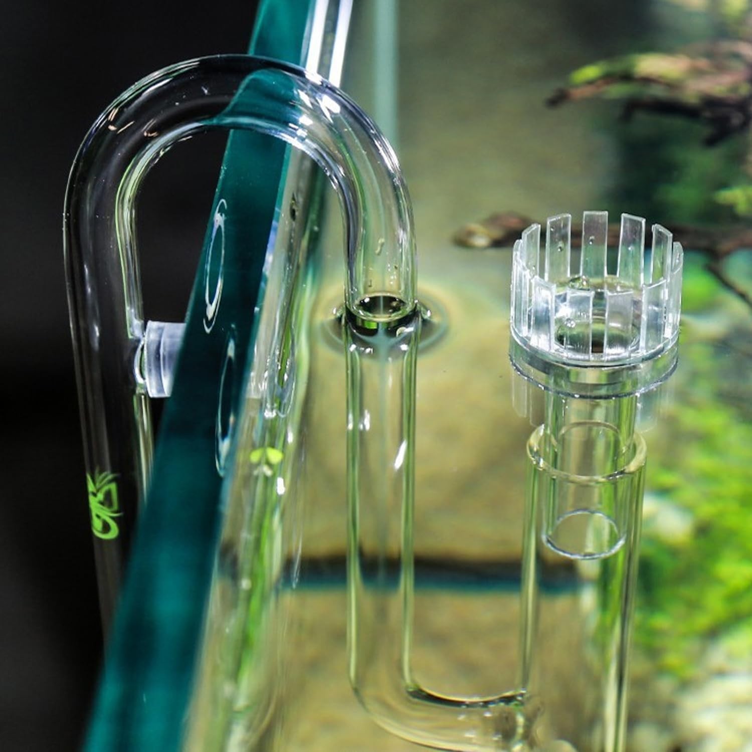 UtySty 2 Pack Aquarium Surface Skimmer Protein Oil Filter Waste Transparent