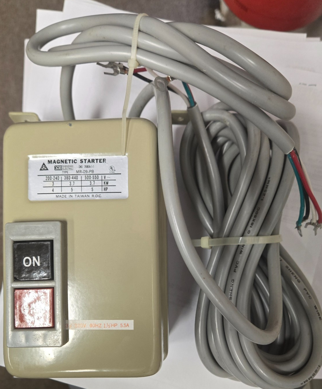 New Magnetic Electric Motor Starter  mr-09-pb