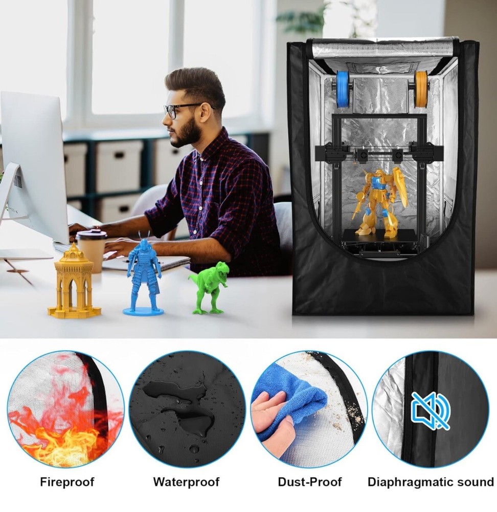 Entina Fire and Dust Resistant 3D Printer Enclosure