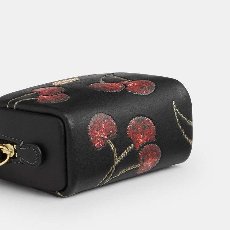Coach Pouch Wristlet With Cherry Print CDF01