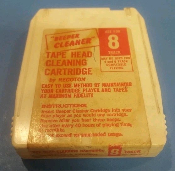 BEEPER CLEANER 8 track Tape Head Cleaner  untested