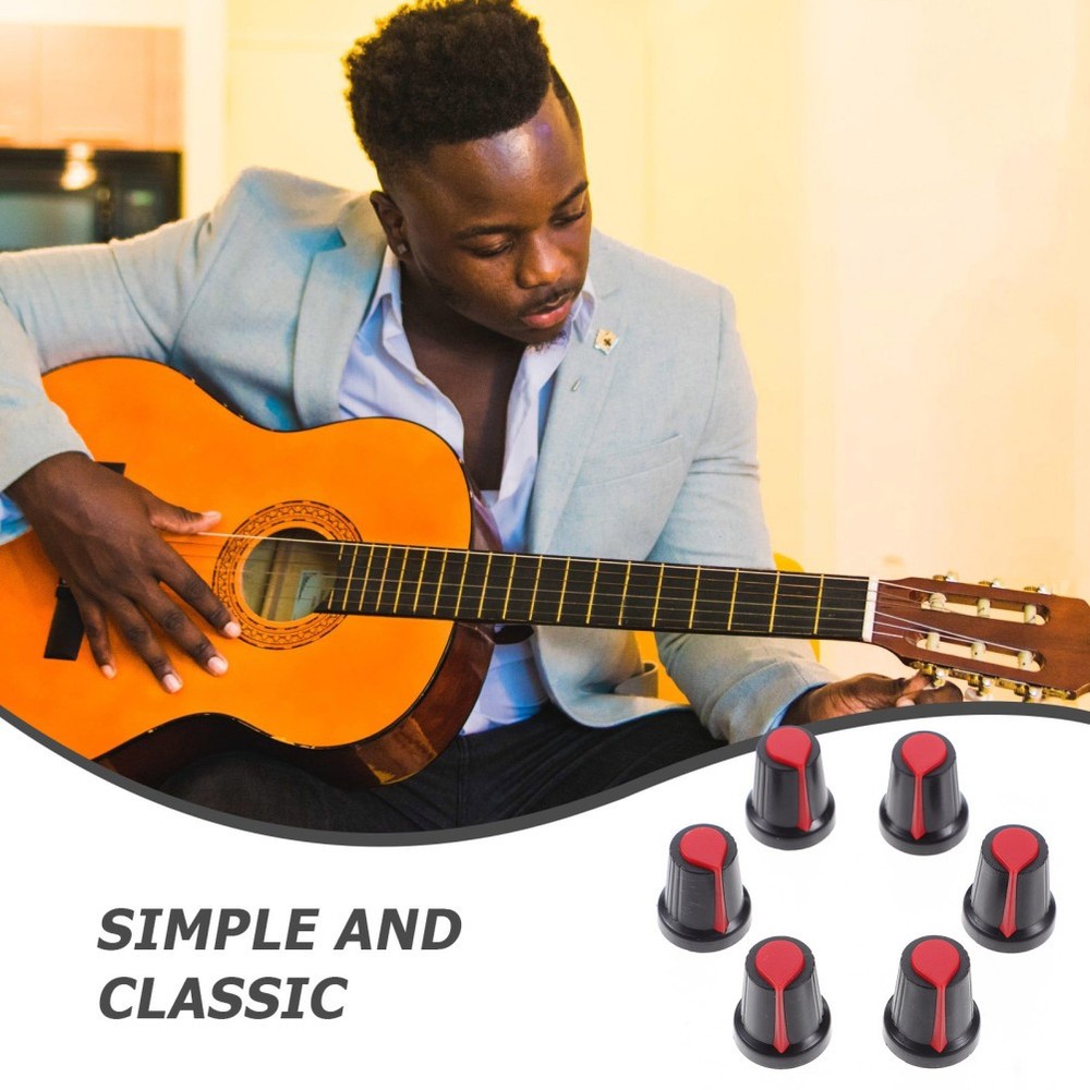 50 Pcs Professional Potentiometer Control Knobs Electric Guitar Volume