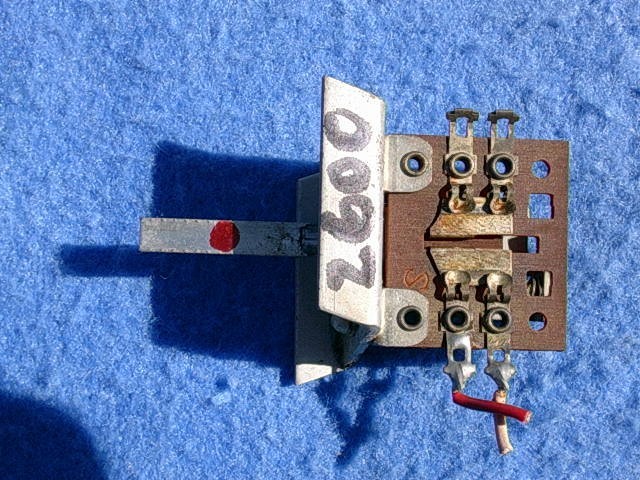 Wurlitzer 2600 2610 Reset Switch # 120555