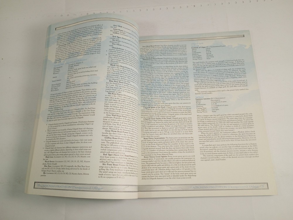 Advanced Dungeons & Dragons Powers & Pantheons Forgotten Realms