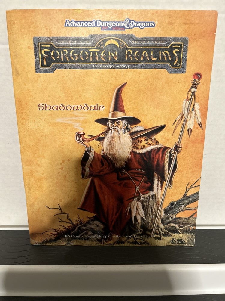 TSR AD&D Forgotten Realms Campaign Setting - Shadowdale 1993 2nd Edition