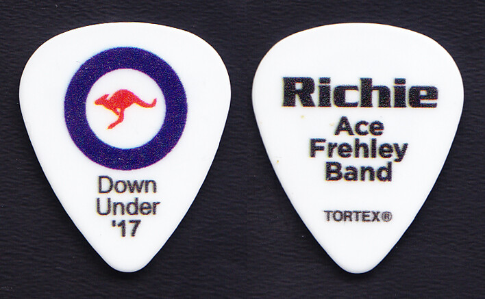 KISS Ace Frehley Richie Scarlet Guitar Pick - 2017 Australian Solo Tour