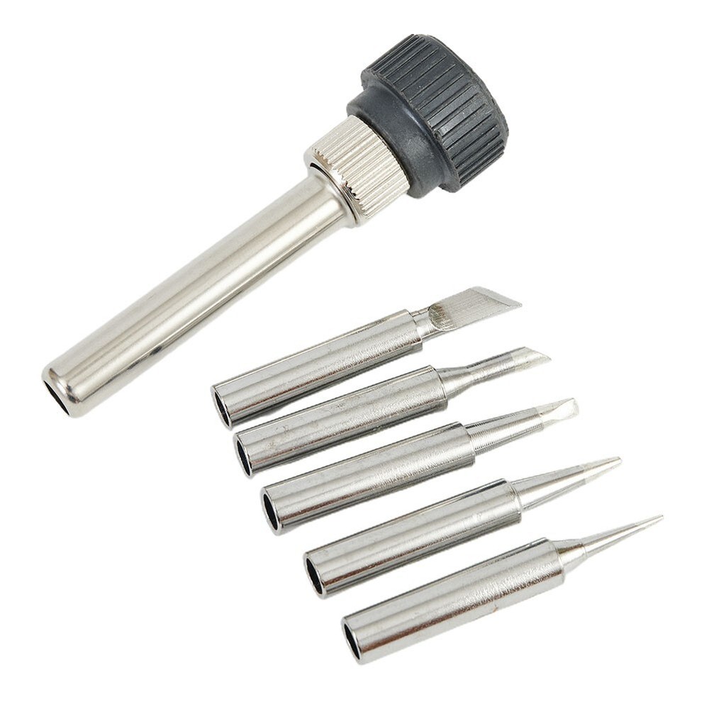 6pcs Hot Soldering Station Welding Handle For Welding Head Bushing Adapter Tool