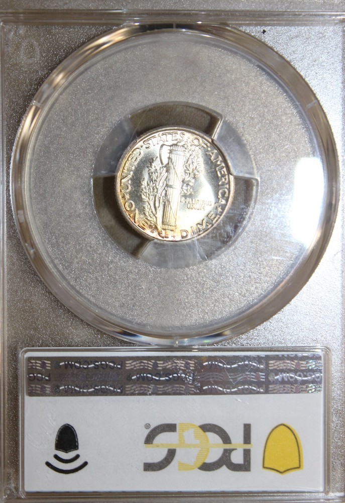 1934-D MS66FB Mercury Dime, PCGS 47855963
