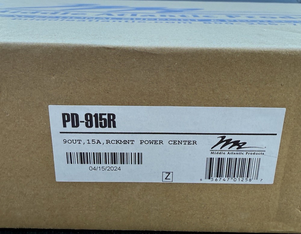 Middle Atlantic PD-915R Power Distribution Unit - Black
