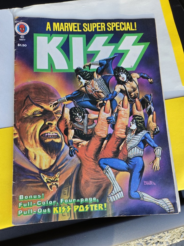 Kiss Marvil comic book #5 1978 Poster