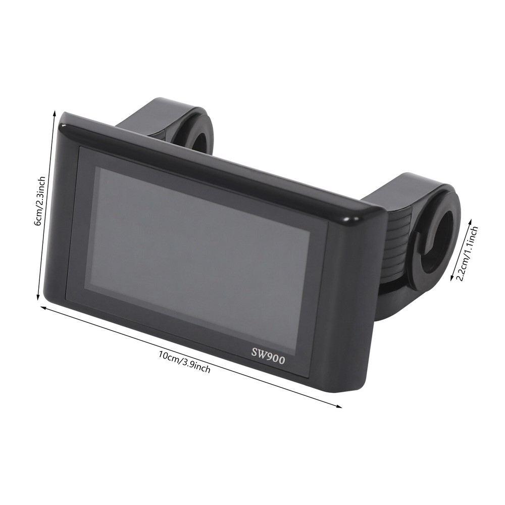 LCD Display Electric Bicycle Display Screen E-Bike Multicolor Screen Rectangle