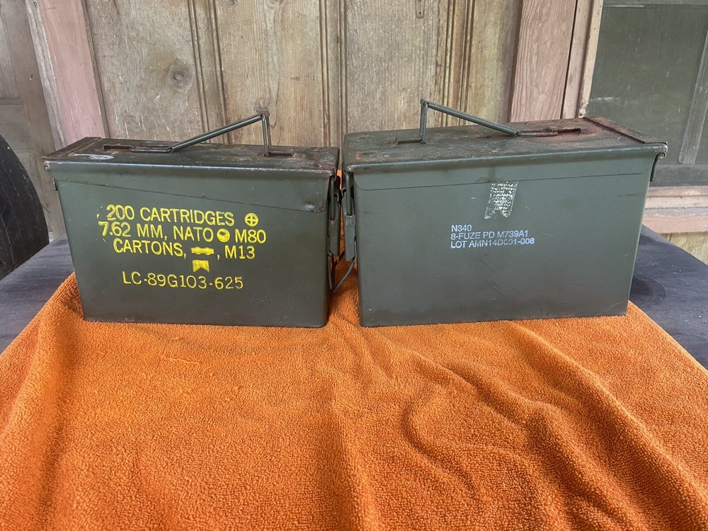 Military Ammo Boxes.