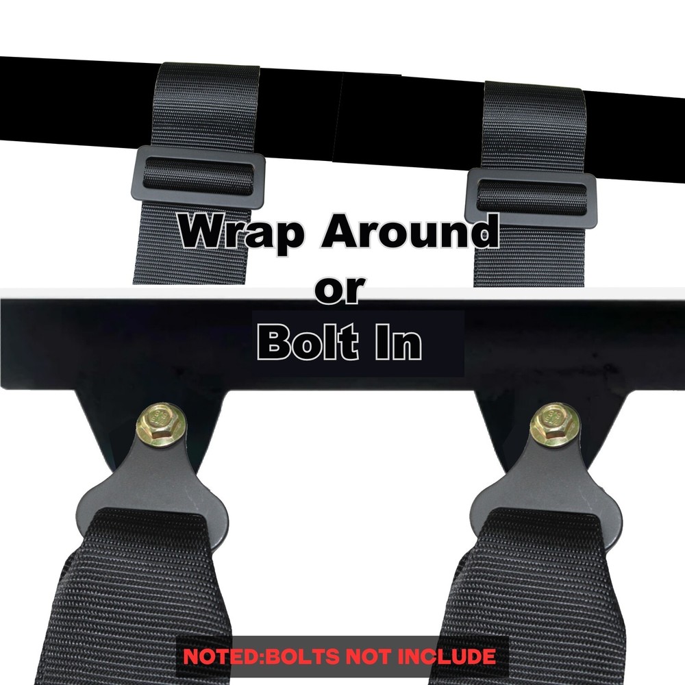 Universal 4 Point Racing Harness 2" 3" Quick Release Safety Harness for Offroad
