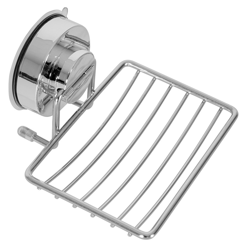 Soap Dish Mounted Wall Holder Bathroom Shower Basket Storage Box Stainless Steel